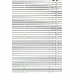 Aluminium-Jalousie, Weiß, 90x175 cm