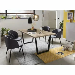 Armstuhl, BxH: 63 x 84 cm, Metall/Textil