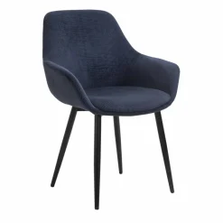 Armstuhl, 2er SetBxH: 64 x 86 cm, Strukturstoff (100% Polyester)/Metall
