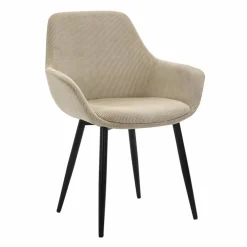 Armstuhl, 2er SetBxH: 64 x 86 cm, Strukturstoff (100% Polyester)/Metall