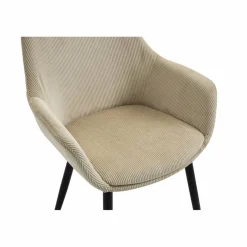 Armstuhl, 2er SetBxH: 64 x 86 cm, Strukturstoff (100% Polyester)/Metall