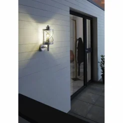 Außenleuchte »HILBURN 1«, E27, max. 1x 60W, silber antik, (HxL): 37,5 x 20 cm