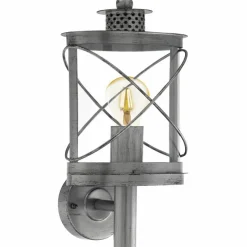 Außenleuchte »HILBURN 1«, E27, max. 1x 60W, silber antik, (HxL): 37,5 x 20 cm