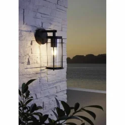 Außenleuchte »VALDEO«, max. 60W, schwarz, IP44 E27, (HxL): 27,5 x 16,5 cm