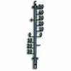 Außen-Thermometer, Breite: 10 cm, Metall