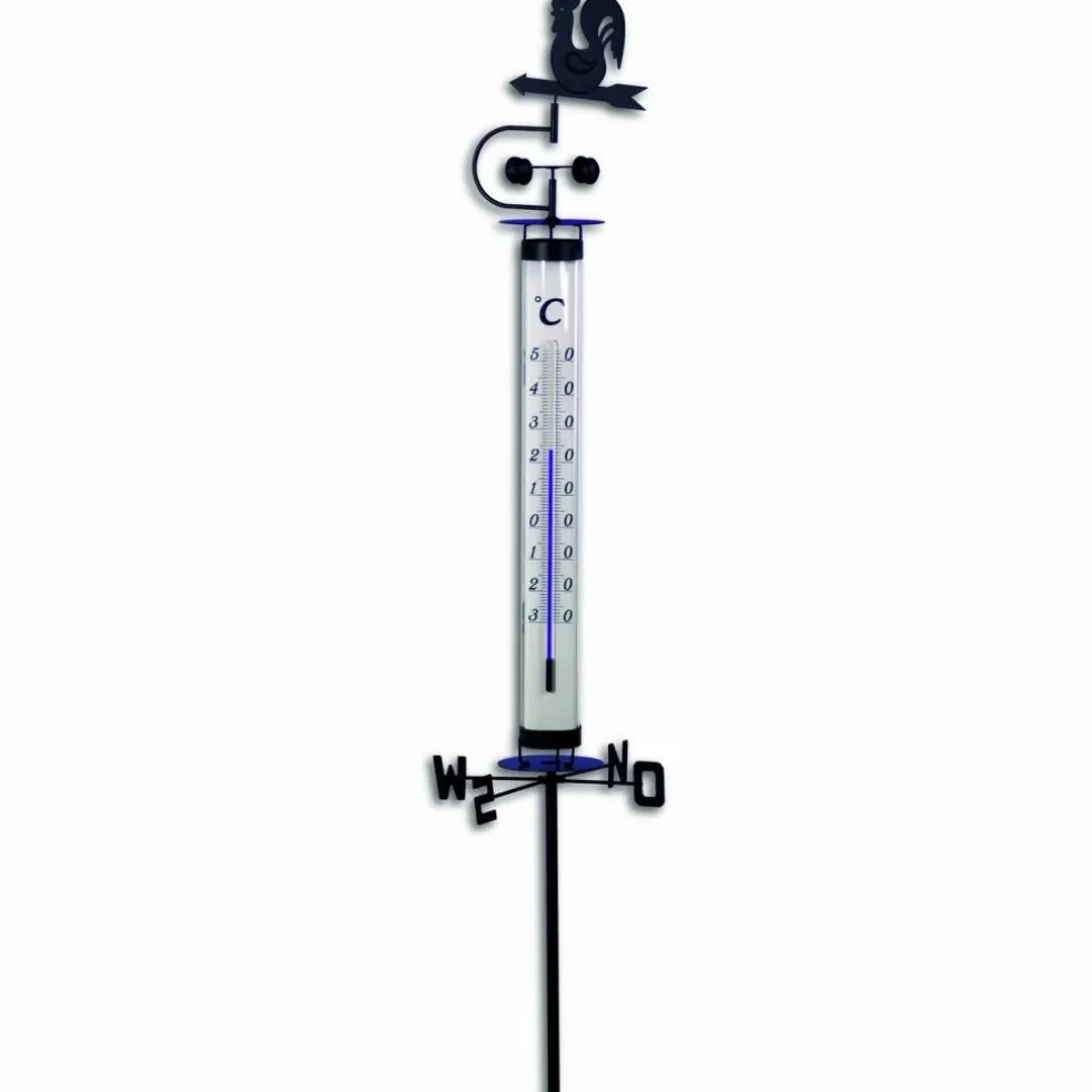 Außen-Thermometer, Breite: 27,6 cm, Metall|Kunststoff