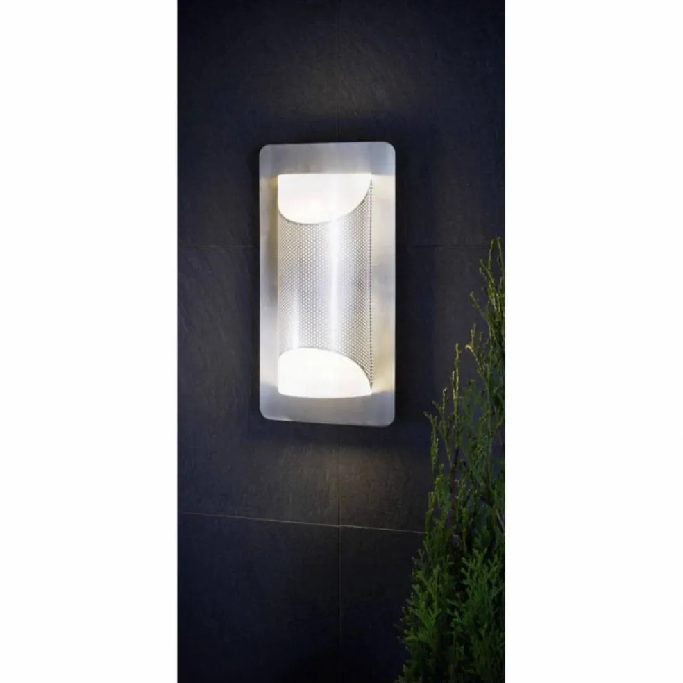 Außenwandleuchte »CISTIERNA 1«, max 2x10W, E27, LED, weiss, (HxL): 35 x 18 cm
