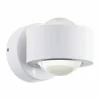 Außenwandleuchte »TREVIOLO«, 2x2W, 460 lm, 3000 k, weiss/klar, (HxL): 8,5 x 9 cm