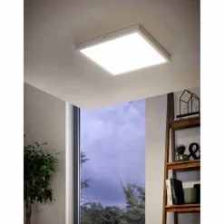 Aufbauleuchte »FUEVA 1«, 25W, 3000 k, 2500 lm, Alu weiss, Kunststoff weiss, (HxØ): 3 x 40 cm
