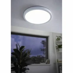 Aufbauleuchte »FUEVA 1«, 25W, 4000 k, 2600 lm, Alu silber, Kunststoff weiss, (HxØ): 3 x 40 cm
