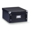 Aufbewahrungsbox, BxH: 26 x 14 cm, Pappe/Metall