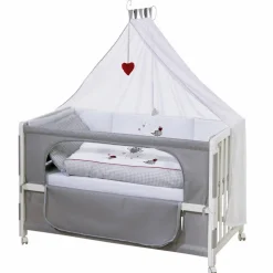 Babybett »Adam + Eule«, (BxHxT): 126 x 66 x 157 cm