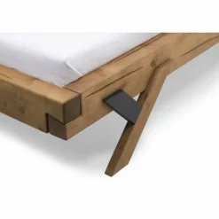 Balkenbett, Fichtenholz, Vintage-Finish, Y-Beine