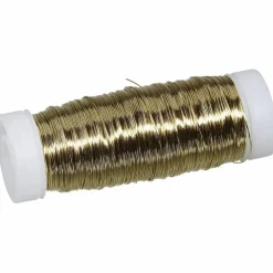 Basteldraht, Metall, goldfarben