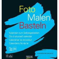 Bastelkalender »Foto-Malen-Basteln«, BxH: 24 x 21,5 cm, Blattanzahl: 13
