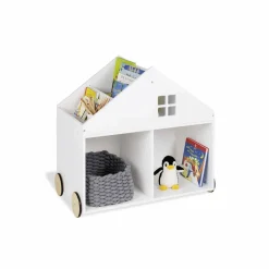 Bücherregal, BxHxL: 75 x 69 x 40 cm, weiß