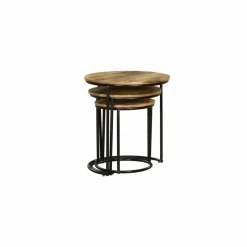 Beistelltisch-Set »MADURAI«, BxLxH: 50 x 50 x 55 cm, Stahl