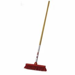 Besen-Set, Arbeitsbreite: 40 cm, rot