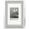 Bilderrahmen »BAROCK«, BxL: 46,8 x 56,7 cm, weiß, Holz