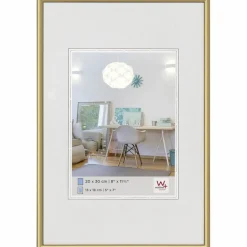 Bilderrahmen »NEW LIFESTYLE«, BxL: 30,7 x 40,8 cm, goldfarben, Kunststoff