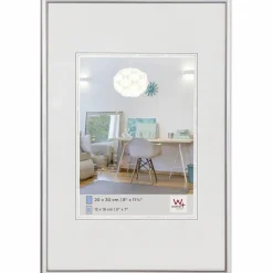 Bilderrahmen »NEW LIFESTYLE«, BxL: 51,1 x 60,9 cm, silberfarben, Kunststoff