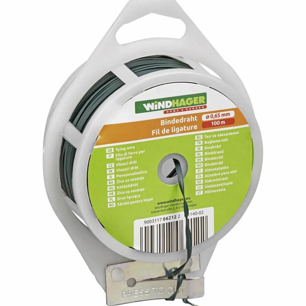 Bindedraht, Metall/Kunststoff, 100 m