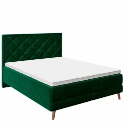 Boxspringbett »AUDREY«, BxHxL: 170 x 118 x 210 cm, Holz/Metall/Kunststoff