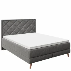 Boxspringbett »AUDREY«, BxHxL: 190 x 118 x 210 cm, Holz/Metall/Kunststoff