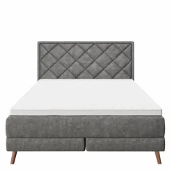 Boxspringbett »AUDREY«, BxHxL: 150 x 118 x 210 cm, Holz/Metall/Kunststoff