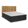 Boxspringbett »This&That«, BxL: 220 x 205 cm, Stoff/Teakholz