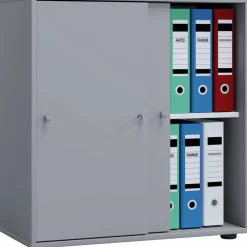 Büroschrank »Lona L mit Schiebetüren«, BxHxL: 37 x 74 x 70 cm, Holzwerkstoff