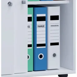 Büroschrank »Lona L mit Schiebetüren«, BxHxL: 37 x 74 x 70 cm, Holzwerkstoff