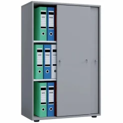 Büroschrank »Lona XL mit Schiebetüren«, BxHxL: 37 x 110 x 70 cm, Holzwerkstoff