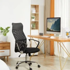 Bürostuhl, BxH: 67 x 102 cm, höhenverstellbar, Gestell aus Stahl