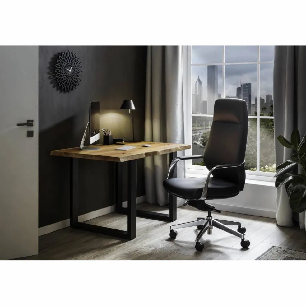 Bürostuhl, Höhe: 120,5 cm, schwarz