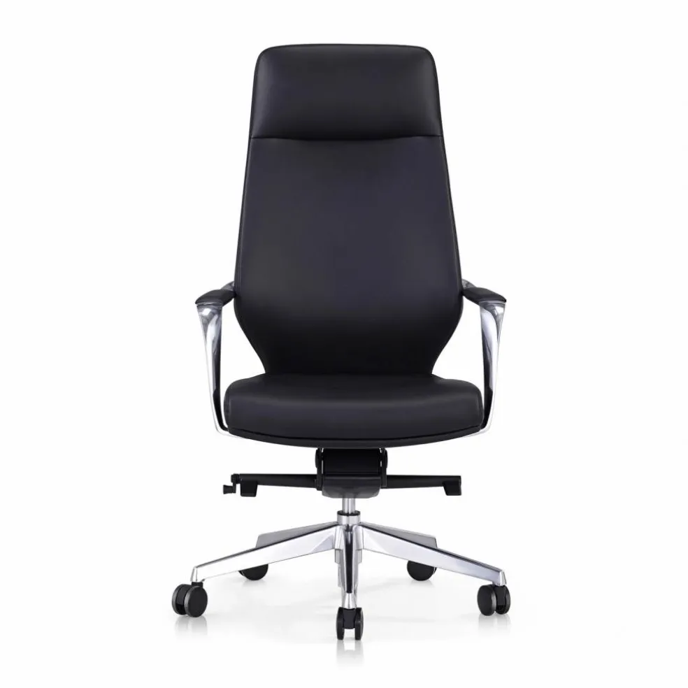 Bürostuhl, Höhe: 120,5 cm, schwarz