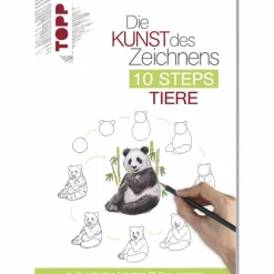 Buch »Kunst des Zeichens - 10 Steps Tiere«, 128 Seiten