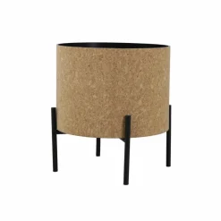 Couchtisch, natur/schwarz, BxT: 63 x 63 cm