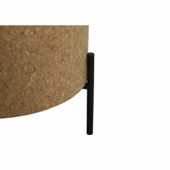 Couchtisch, natur/schwarz, BxT: 63 x 63 cm