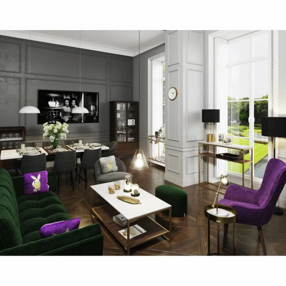 Couchtisch »OLIVIA«, BxH: 120 x 45 cm, MDF/Spanplatte