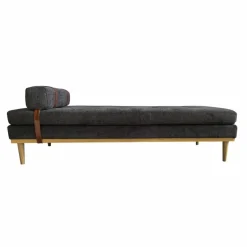 Daybed, Strukturstoff, mit Kopf- und Nackenstütze