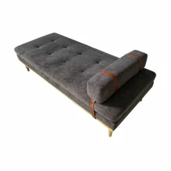 Daybed, Strukturstoff, mit Kopf- und Nackenstütze