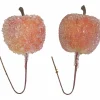 Deko-Apfel-Pick, 20 g, rosa