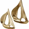 Dekoaufsteller, Aluminium, goldfarben