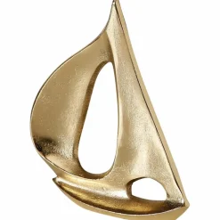 Dekoaufsteller, Aluminium, goldfarben