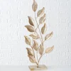 Dekoaufsteller »Lingua«, BxH: 12 x 74 cm, Eisen, goldfarben