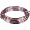 Dekodraht, Länge: 5 m, Aluminium, pink