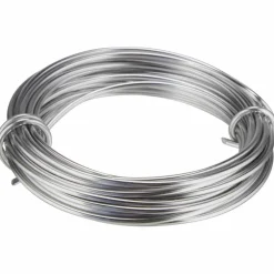 Dekodraht, Länge: 5 m, Aluminium, silberfarben