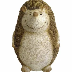 Dekofigur, Igel, braunweiß