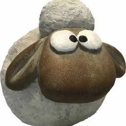 Dekofigur, Schaf, braunweiß